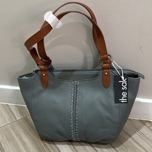 The Sak Gray and Brown Shoulder Bag